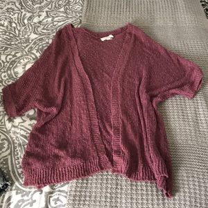Maroon Cardigan